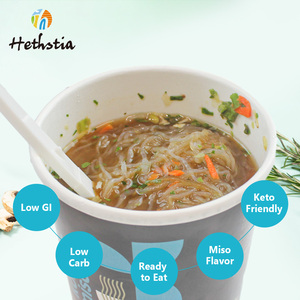 Hethstia nhanh chóng nấu ăn thấp Carb đường miễn phí ngay lập tức <span class=keywords><strong>Miso</strong></span> Konjac Mì Ly - Product Image 3