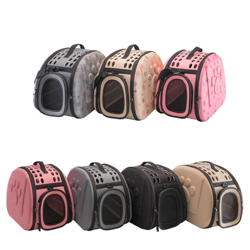 Thời Trang Little Pet Carry Bag Dễ Thương EVA Gấp Hàng Không Được Phê Duyệt Breathable Pet Dog Cat Travel Carrier