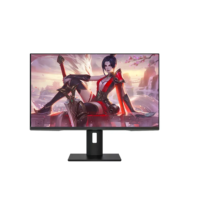 schnelle Geschwindigkeit flexibler Sockel LCD-Desktop-Monitor 24 Zoll 1K 75HZ Flachmodul Touch-Modell Monitor mit Typ-C-Schnittstelle