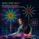 花火ナイトランプRGB音楽サウンド同期アプリLEDストリップマジックカラーアンビエントライト家庭用寝室装飾 - Product Image 4