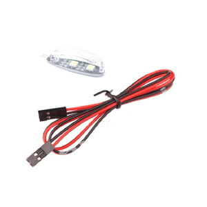 RC FPV Drone ไฟ LED นำทางกลางคืนพร้อมเปลือกไฟฉาย12V/5V สีขาว - Product Image 1