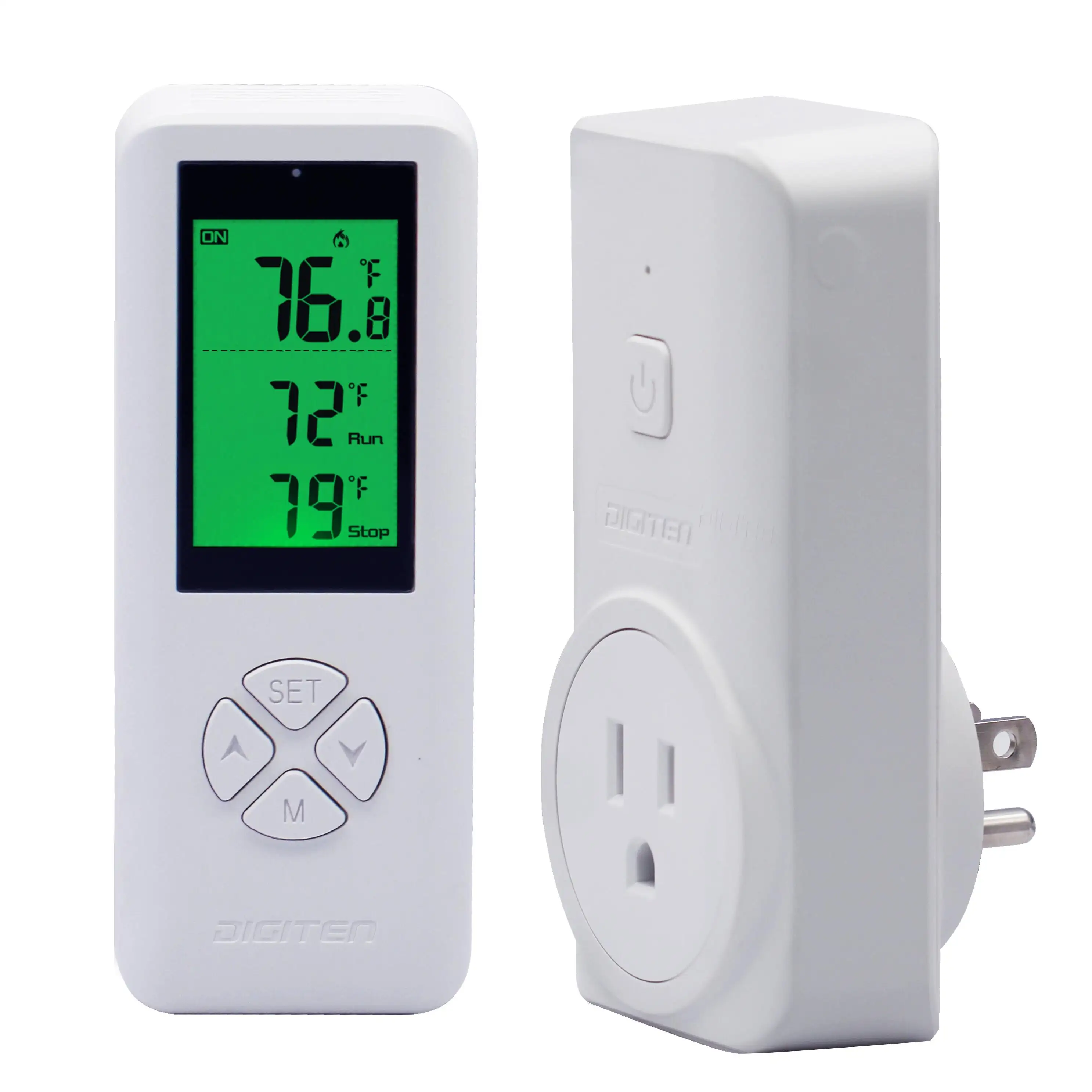 WTC100 prise de Thermostat enfichable télécommande Mode de chauffage et de refroidissement