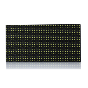 P10 Gelbes einfarbiges LED-Anzeige modul für den Außenbereich Message Board 320*160mm HUB12 LED-Schilder