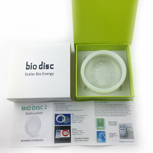 Nano Scalar Energy Round <strong>Shape</strong> <strong>Alpha</strong> Spin Bio Disc 2 Glass Disc for Health Water - Product Image 6