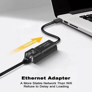1000Mbps High Speed USB3.0 USB 3.0 <strong>Type</strong>-A to Ethernet RJ45 Gigabit Lan <strong>Network</strong> Card Adapter for Notebook Laptop <strong>Computer</strong> PC - Product Image 3