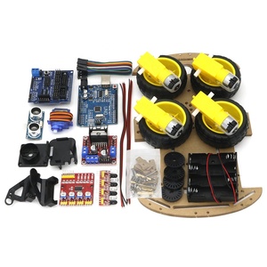 STM32 Intelligentes Auto-Chassis Tracking Auto-Tracking-Ultraschall-Hindernis vermeidung skit Roboter-Zubehör-Kit