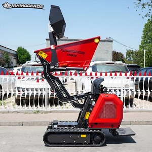 Mini Crawler Dumper Truck Used New Condition Motor Wheelbarrow Track Site Dumper Farm Work Mini <strong>Loader</strong> Core Engine Pump - Product Image 2