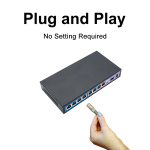 KuWFi 4K ad alta velocità 4 porte in metallo portatile interruttore di rete per Computer con 2.5G Ethernet Auto-negoziazione di protezione contro i fulmini - Product Image 3