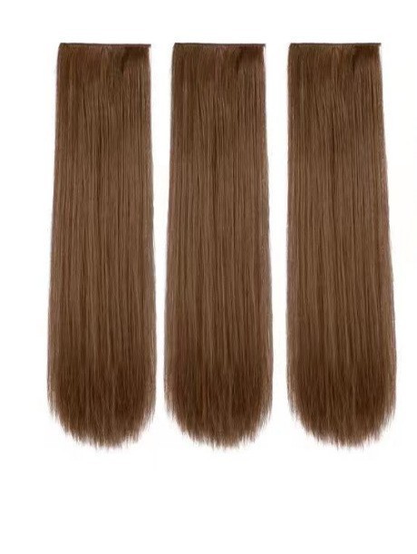 3 straight hair-light brown 50cm