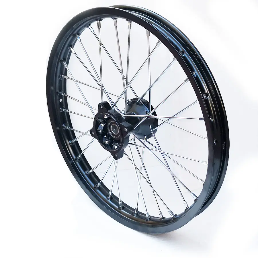 Llanta de rueda delantera de acero para bicicleta, pieza de 17mm J1.4x17 de 17 pulgadas con centro de estilo C