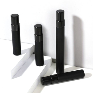 Matte đen Phun Bút phun chai 5ml 10ml thủy tinh rỗng nhỏ chai nước hoa với bơm phun - Product Image 2