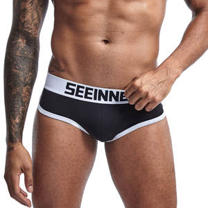 Atmungsaktive Boxer Briefs Herren Shorts Designer Trunks Sexy Mens Sehen Durch Unterwäsche Briefs - Product Image 6