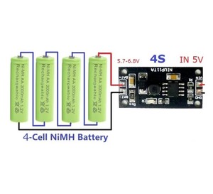 1-8s 1.2V-9.6V NiMHNiCdバッテリー専用充電器充電モジュールボード - Product Image 5