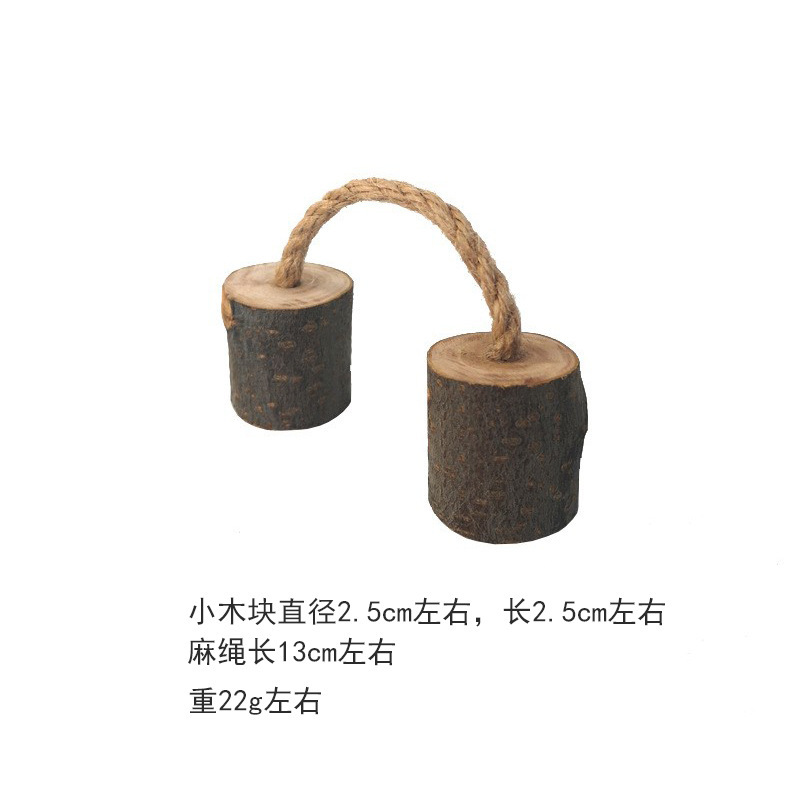 Double wooden block
