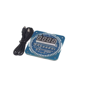 DS1302 Elektronisches DIY-Kit Kreatives Temperaturanzeige-Uhr modul mit rotierender LED für DIY-Wecker projekte - Product Image 6