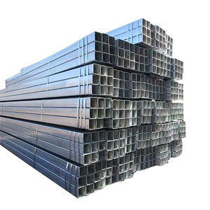 工厂供应高品质A53 S275 S275jr 40x40x3mm矩形铁管镀锌方管建筑用 - Product Image 1