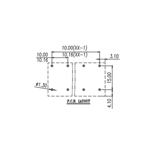 Conector de terminal de resorte personalizado al por mayor 10,0mm 10,16mm bloque de terminales sin tornillos - Product Image 3