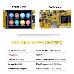 2.4 ''240x320 Touch Screen con modulo ESP32 WIFI + BT Dual-core ILI9341 Driver LCD TFT schermo 2.4 pollici per Arduino Esp32 display - Product Image 5