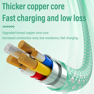 <strong>2</strong> <strong>in</strong> <strong>1</strong> Fast Charging Cable PD 100W USB to Type C Rotation Braided Data Cable for Huawei Xiaomi Samsung Charge Wire Dual Type C - Product Image 6