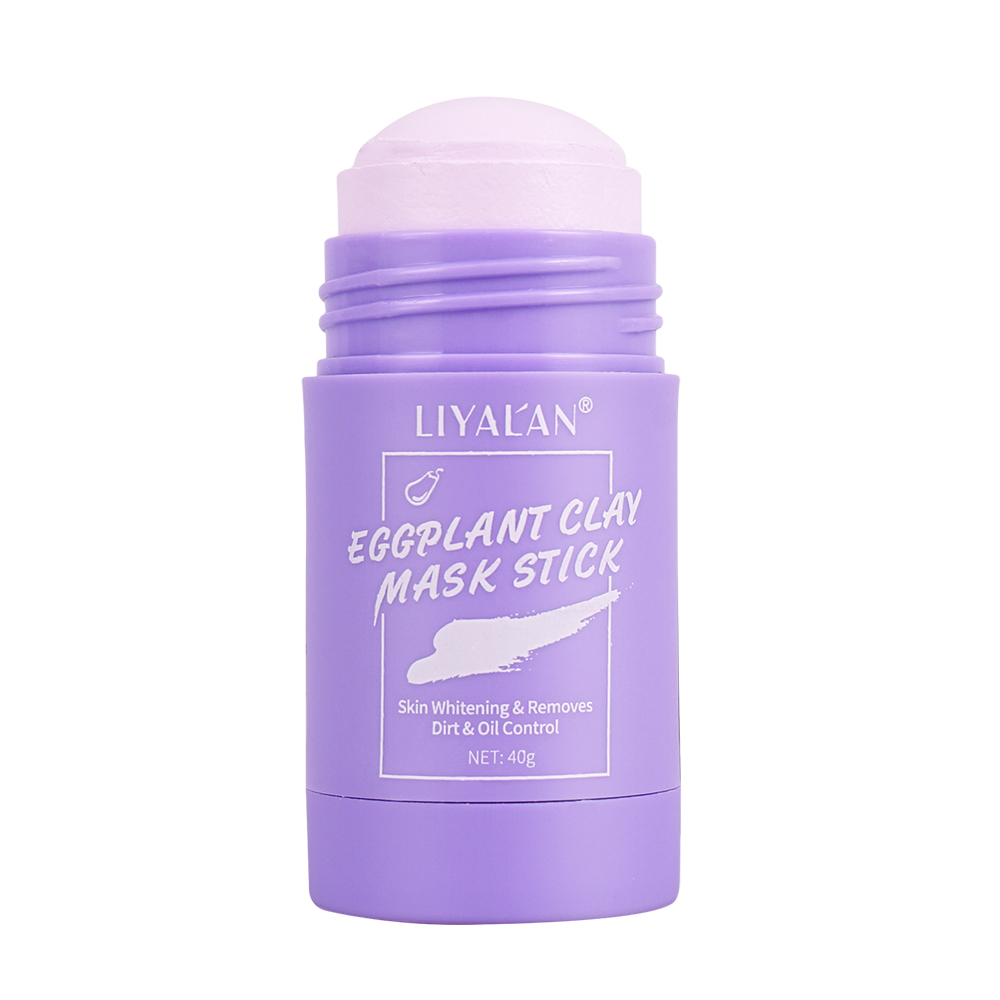 Bâton de masque à l'argile d'aubergine