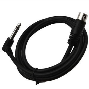 MIDI Din 5Pin Male to 6.35mm TRS Male Stereo Plug 90 Degree Right Angle <strong>Audio</strong> Connection Cable for Sound Card Keyboard Piano - Product Image 3