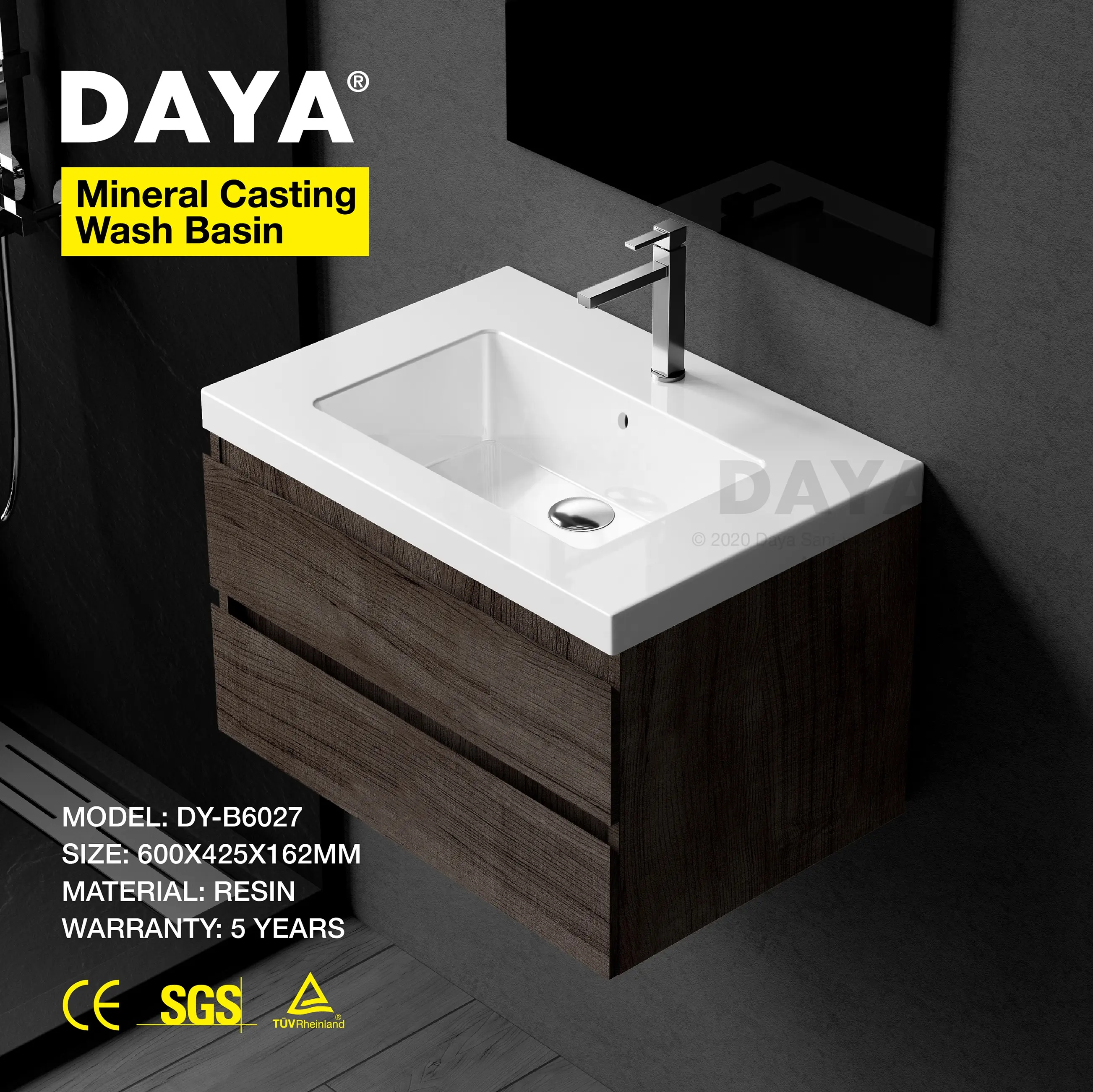 Luxury White Ceramic Countertop Sinks Solid Surface Wash Basin Bathroom Sink For Sanitary Ware