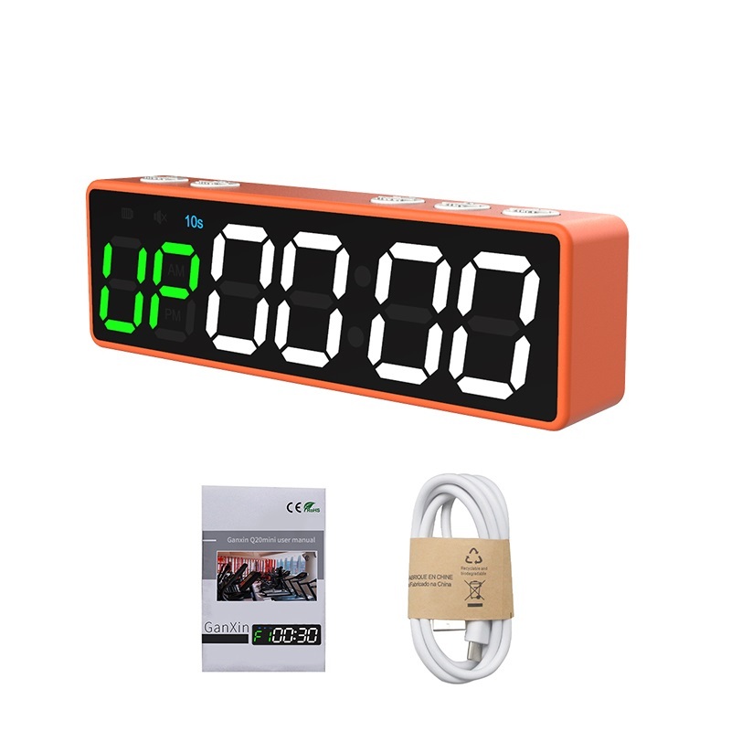 Orange frame + Green/White display