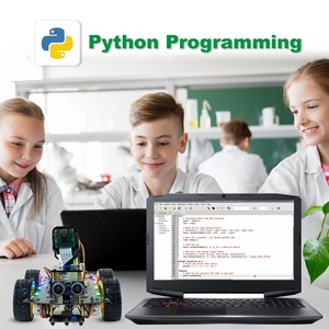 LAFVIN ahududu Pi 4WD Robot araç kiti Python programlama işık/yüz izleme DIY projeleri kiti ahududu Pi için 4 4B 5