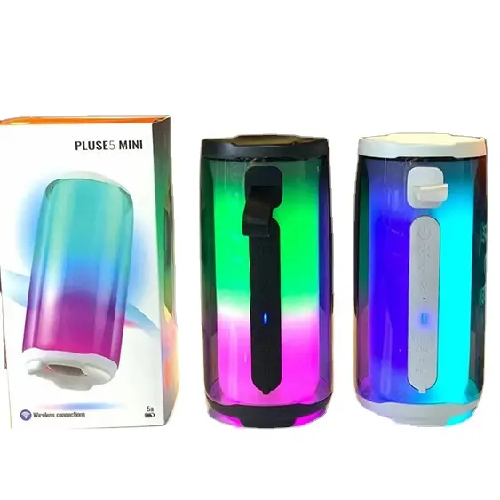 Altoparlante portatile Sound Box USB Dance Indoor Outdoor Audio Music RGB Lights Pulse 5 Mini Speaker altoparlanti Stereo per bassi profondi