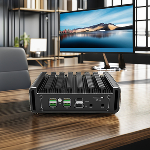 Mini computadora Intel Core I7 Linux Win10 Arm Fanless Mini Desktop Barebone PC portátil personal - Product Image 6