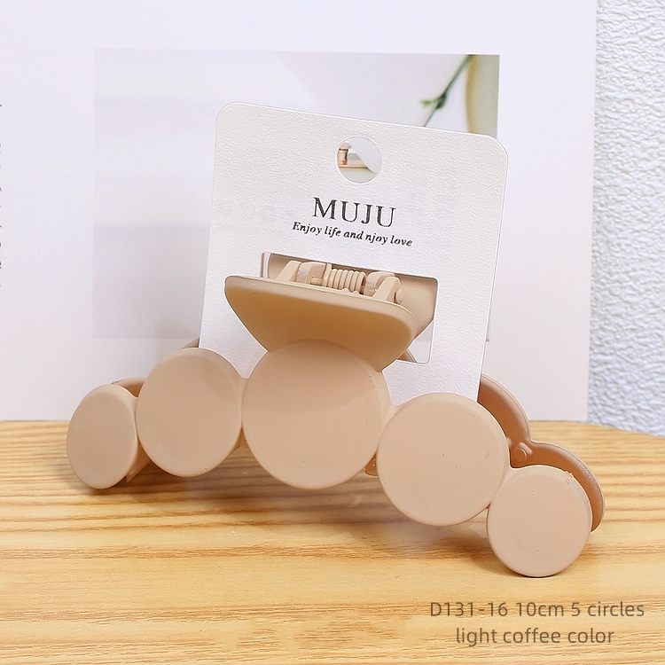 16# 10cm 5 circles light coffee color