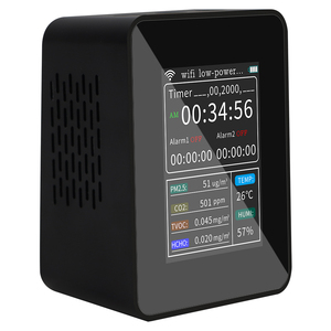 2024 WIFIอัจฉริยะเครื่องตรวจจับคุณภาพอากาศ PM2.5 CO2 TV0C HCHOอุณหภูมิความชื้นเครื่องทดสอบแก๊สAnalyzers - Product Image 1