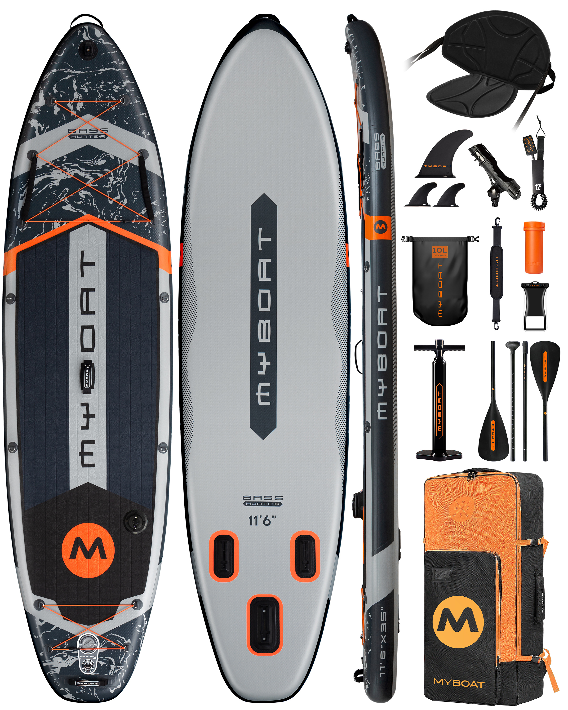 BASS HUNTER Grey STD