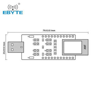 Ebyte E18-TBH-01 PA + LN USB 20dBm serie E18 Kit di valutazione del modulo <span class=keywords><strong>Zigbee</strong></span> auto-organizzante scheda di prova del modulo <span class=keywords><strong>wireless</strong></span> di rete