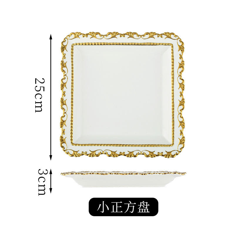 10inch square plate