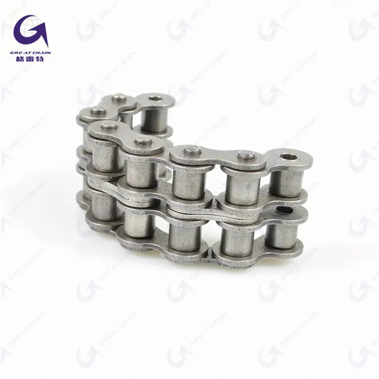 High Quality Conveyor Roller Chian Iso 50-2 Duplex Steel Chain 25 40 50 60 80 Industrial Transmission Chain