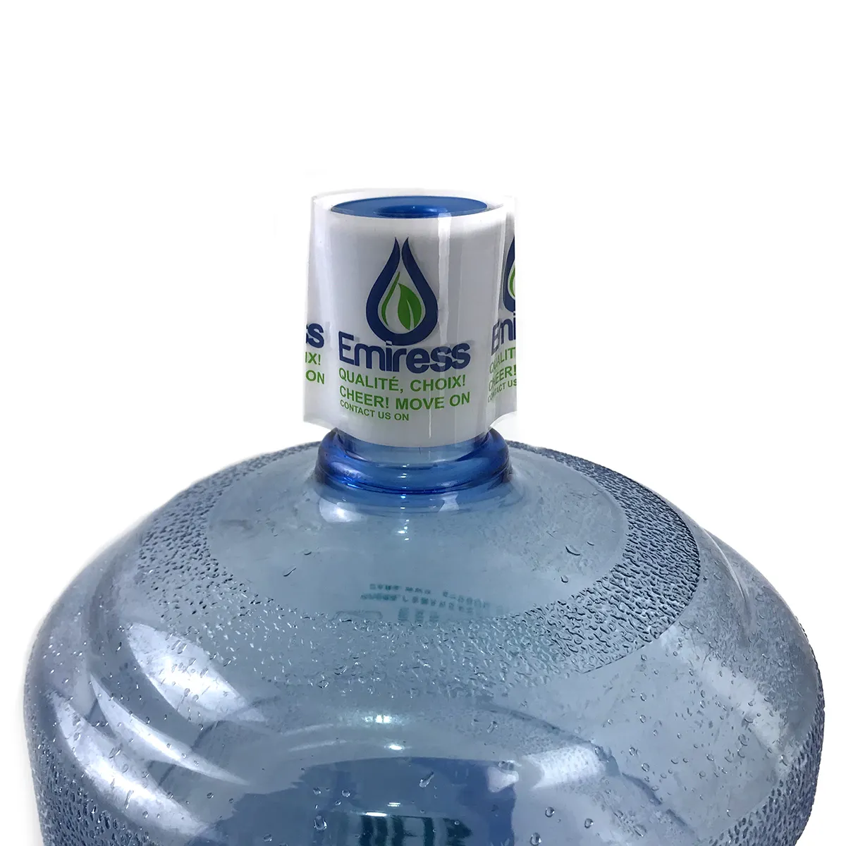 Impresión personalizada botella de agua de 5 galones de PVC de calor psiquiatra de la manga de etiqueta