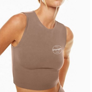 2024 yeni tasarım kadın spor kolsuz üst spor tayt yüksek bel popo kaldırma tayt spor Yoga pantolon - Product Image 5