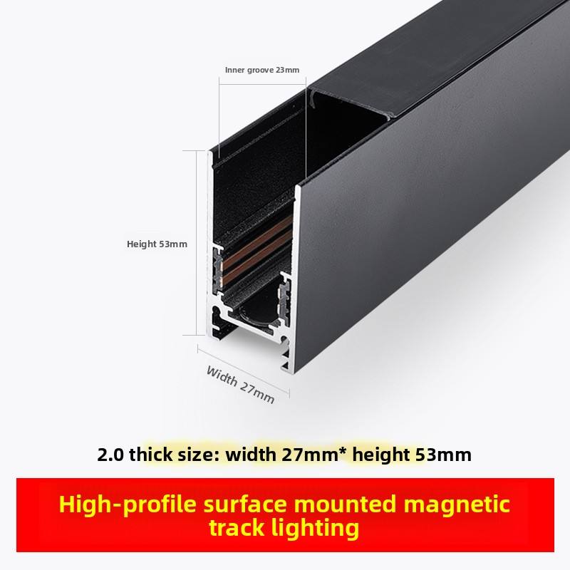 Noir 1M Installation ouverte haut de gamme - Matériau de 2,0 d'épaisseur