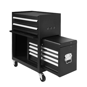 带轮子的重型工具柜可锁定钢金属工具箱 - Product Image 6