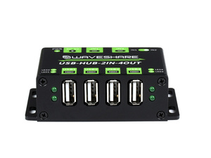 USB-HUB-2IN-4OUT Waves hare Industrial Grade USB HUB Erweiterung 4x USB 2.0 Ports Umschaltbare Dual Hosts Board NICHT enthalten - Product Image 3