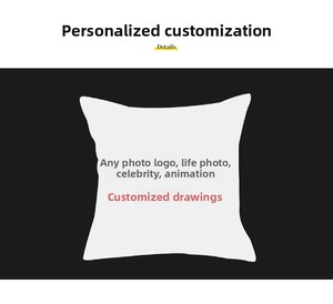 Sarung bantal Sofa samping tempat tidur rumah poliester Logo kustom desain peta pribadi pola geometris grosir lintas batas - Product Image 4