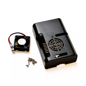 Raspberry Pi 4 Modell B Kunststoffs chale ABS-Gehäuse Abnehmbare GPIO-Abdeckung mit Lüfter für Raspberry Pi 4B - Product Image 6