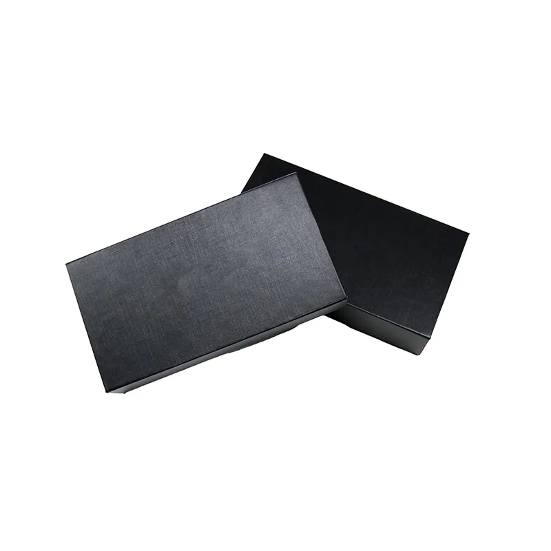 Toptan hediyeler kutusu yüksek kaliteli minimalist siyah şirket hediyesi kutu