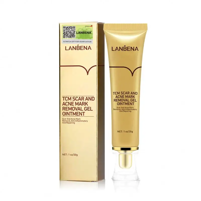 LANBENA OBM Gel anti-cicatrices et marques d'acné 30ml Crème blanchissante pour réparer la peau à usage domestique