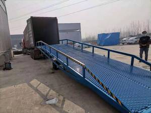12 Tonnen Fracht logistik Lade-und Entlade plattform Mobile Hydraulische Boarding Bridge Mobile Entlade plattform - Product Image 2
