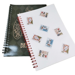 Diario personalizzato del libro con Logo personalizzato del taccuino con rilegatura a spirale a foglia larga o cucitura a sella per regalo aziendale - Product Image 2