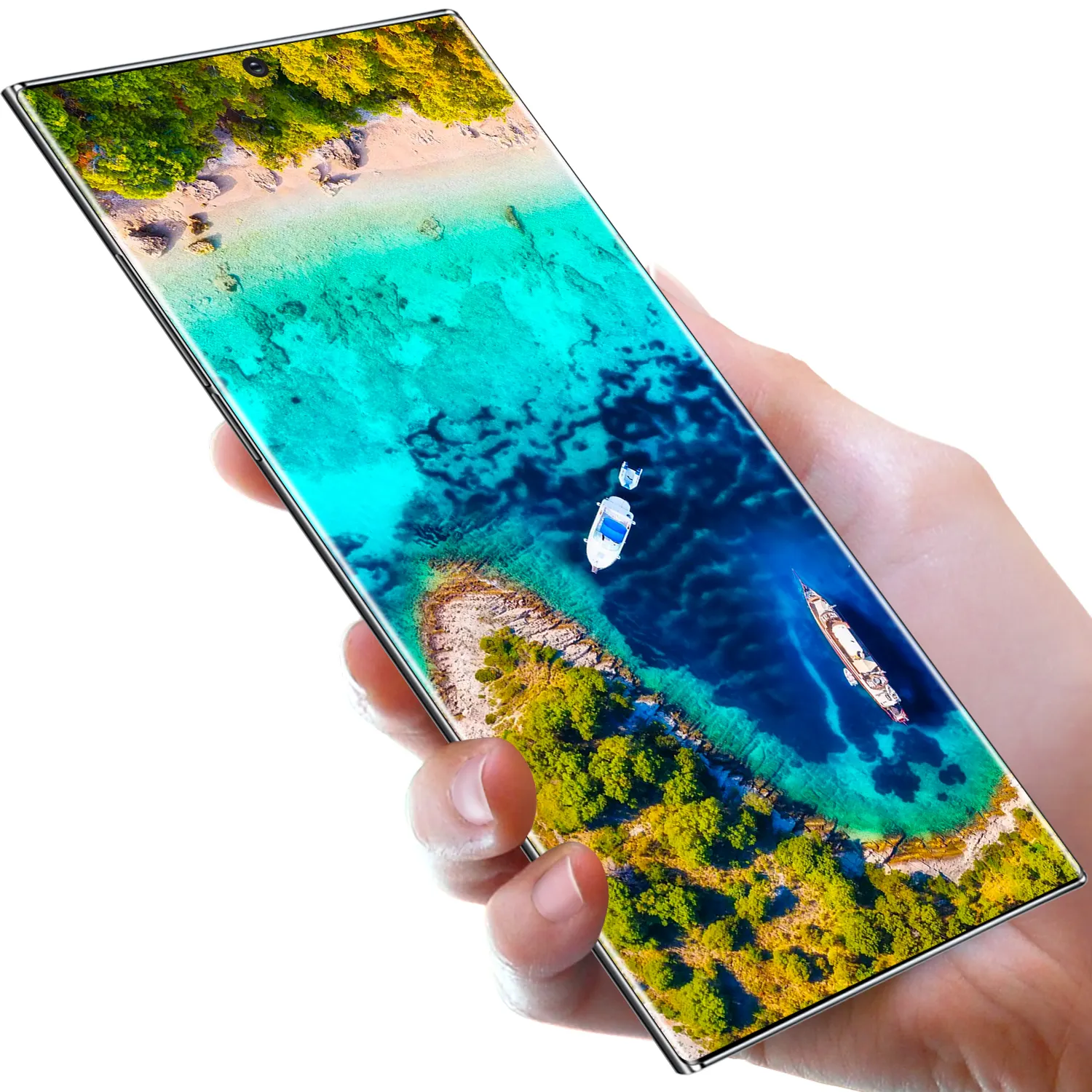 Новый высококачественный S23 ультра 7,3 дюймов смартфон 4g/5g сетевой сотовый телефон 16g + 1tb Dual Sim Android 13 разблокированный мобильный телефон