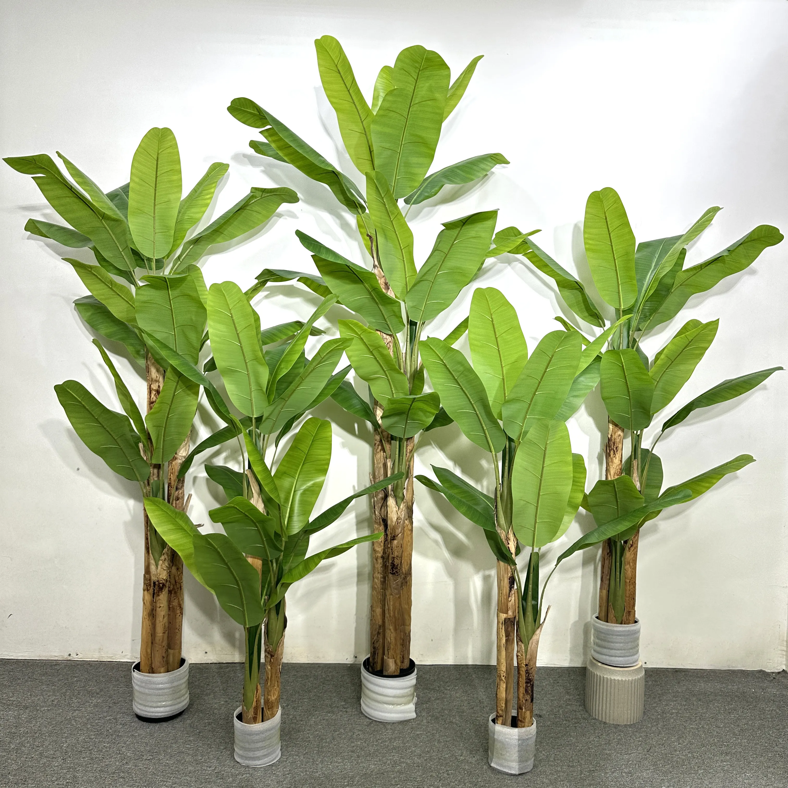Decoración Tropical de árbol de plátano, plantas artificiales de plástico, decoración de jardín, paisajismo