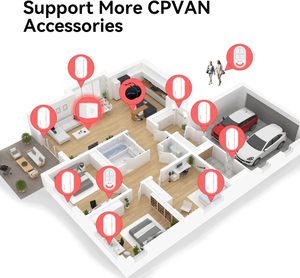 最新设计的防盗WiFi家庭安全系统入侵摄像机监控安全报警系统 - Product Image 4